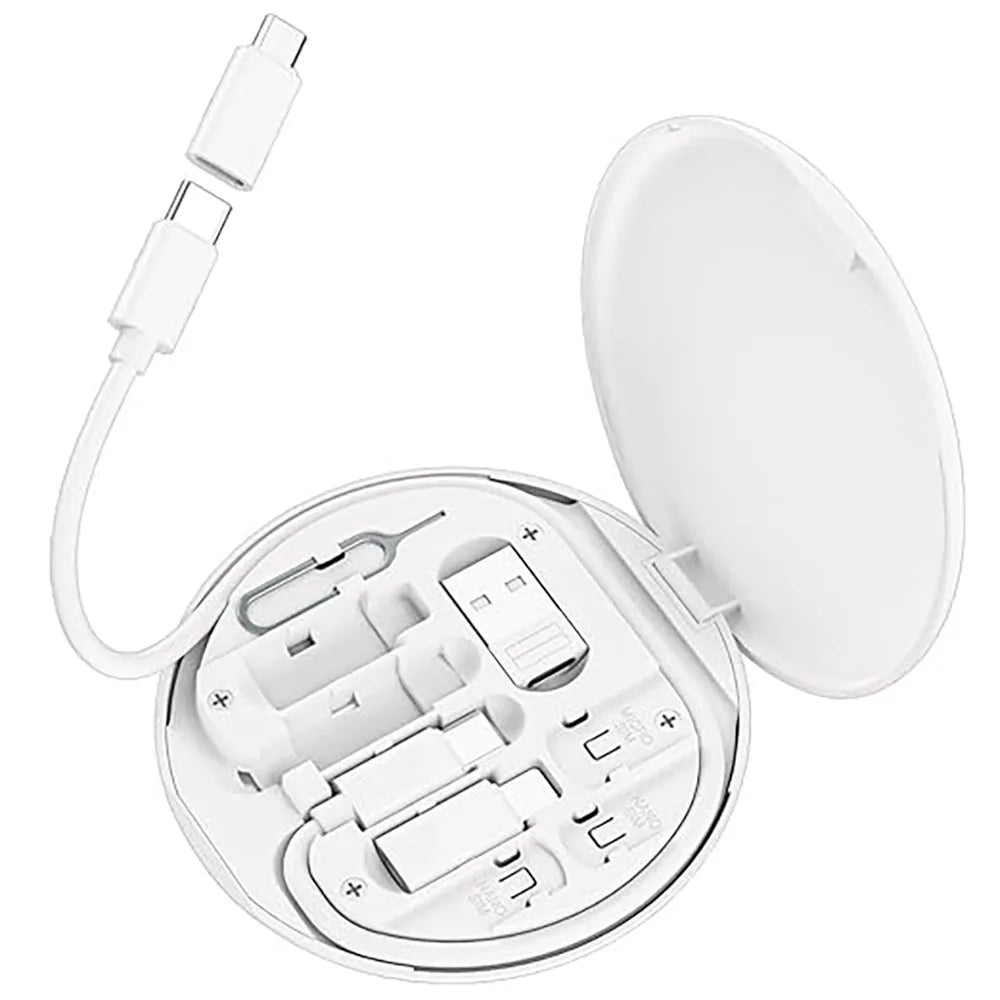 60W USB-C Fast Charging Cable Set - 3 in 1 Travel Organizer Kit