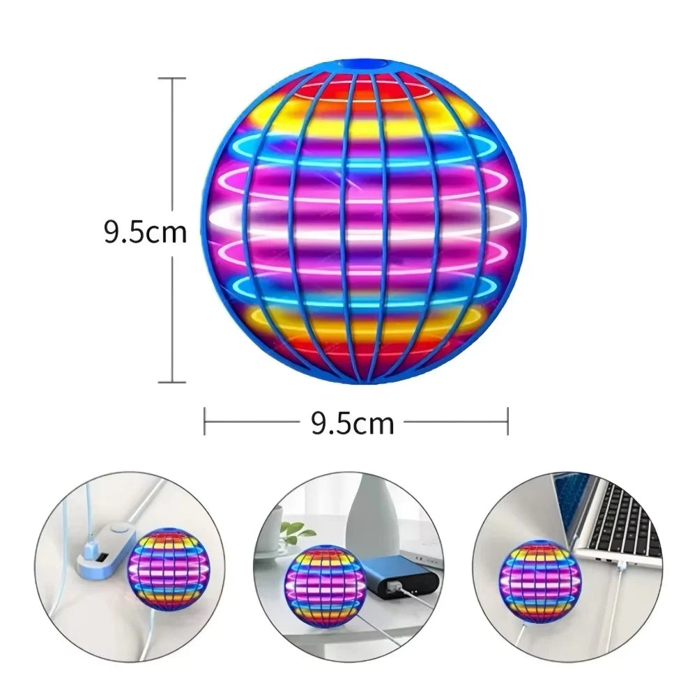 Pelota Voladora Boomerang con Luces — Control por Movimiento de Mano